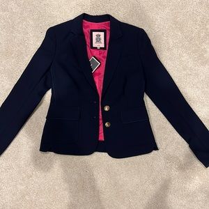 Juicy Couture Regal Sharp Suit Blazer - navy blue